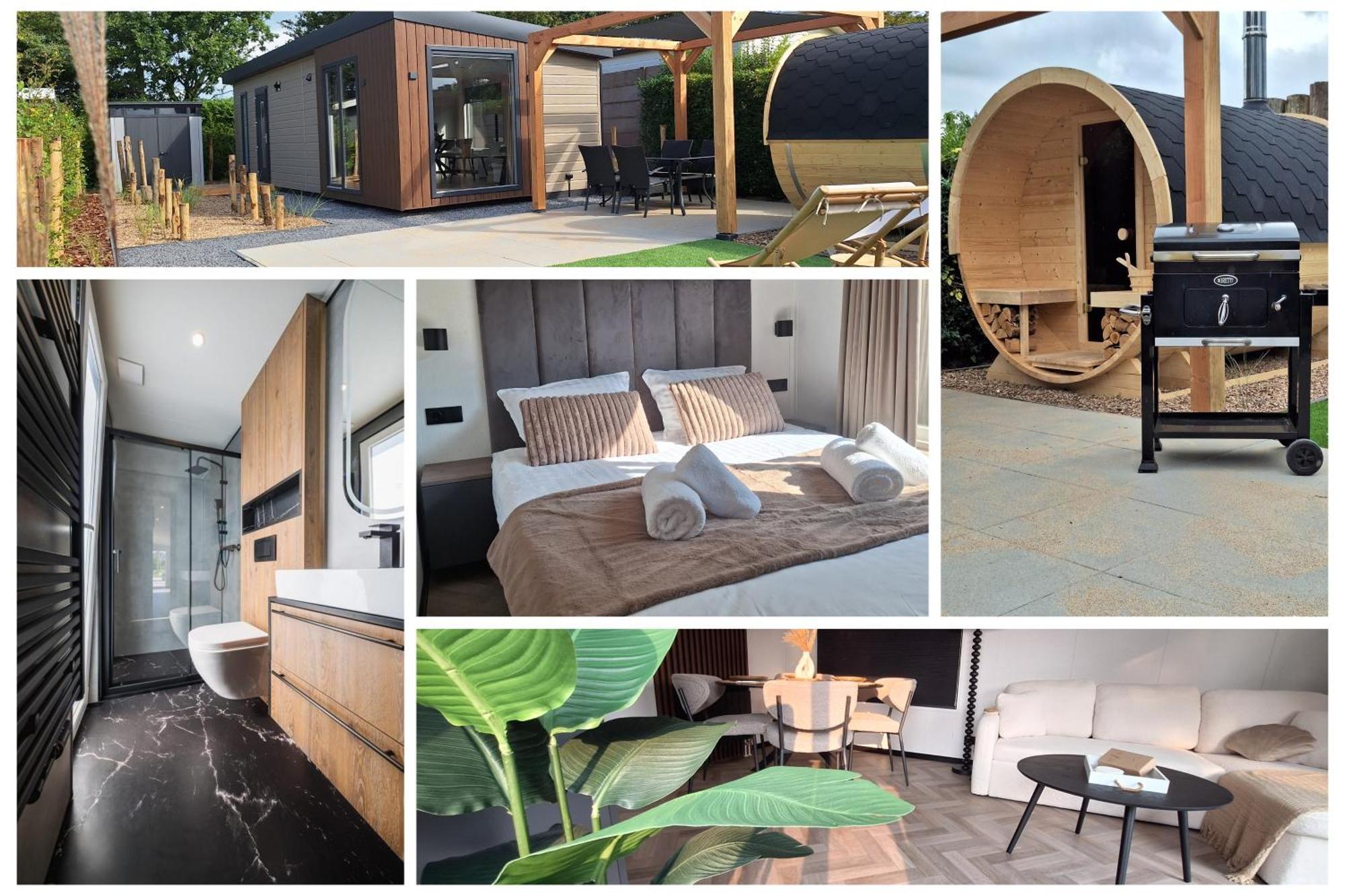 'Relax Lodge Sea' - Wellness Lodge In Zeeland - Private Sauna - Airco - Garden - Outdoor Swimming Pool - Free Wifi, Towels & Bed Linen Heinkenszand Εξωτερικό φωτογραφία