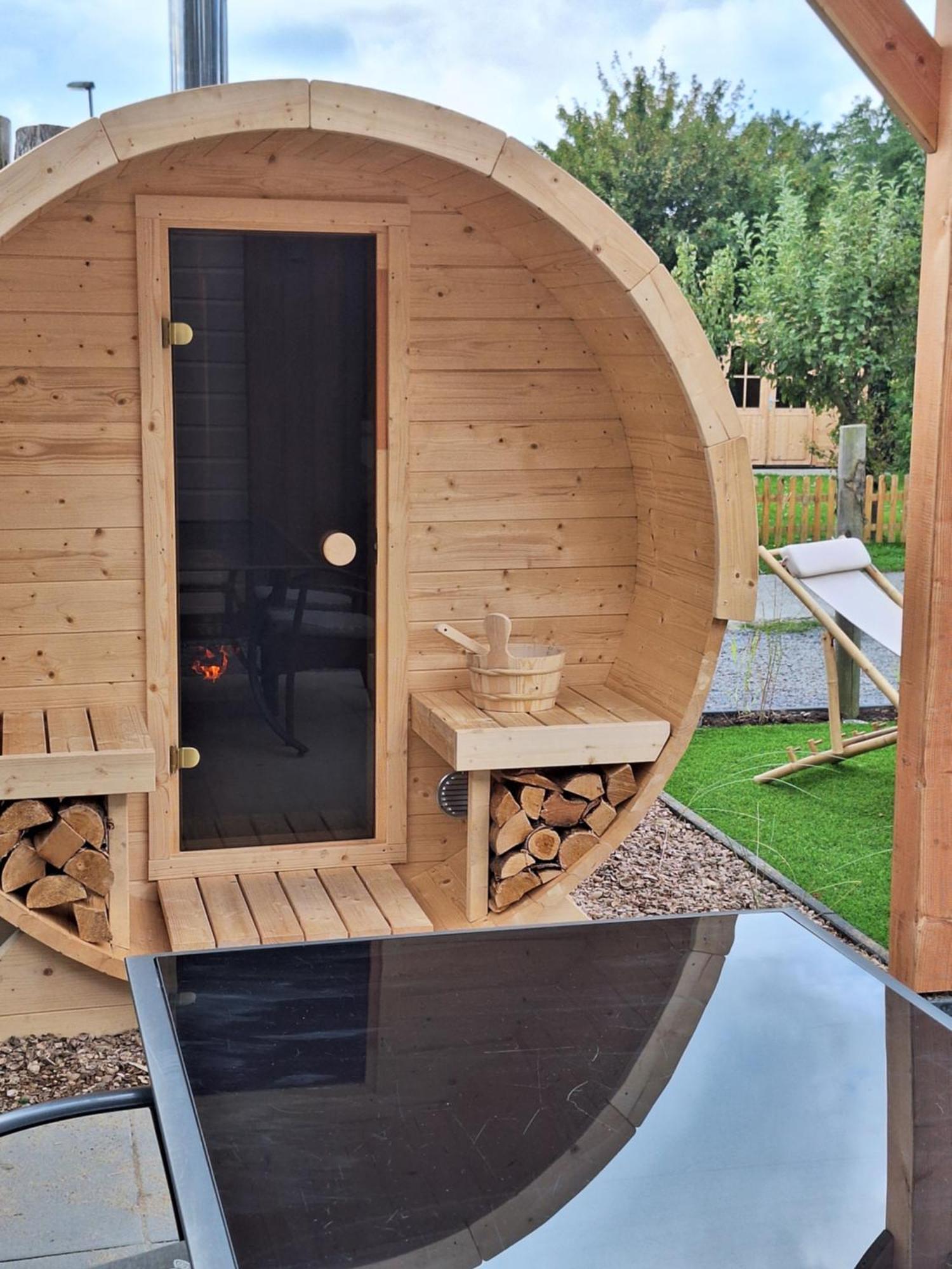 'Relax Lodge Sea' - Wellness Lodge In Zeeland - Private Sauna - Airco - Garden - Outdoor Swimming Pool - Free Wifi, Towels & Bed Linen Heinkenszand Εξωτερικό φωτογραφία